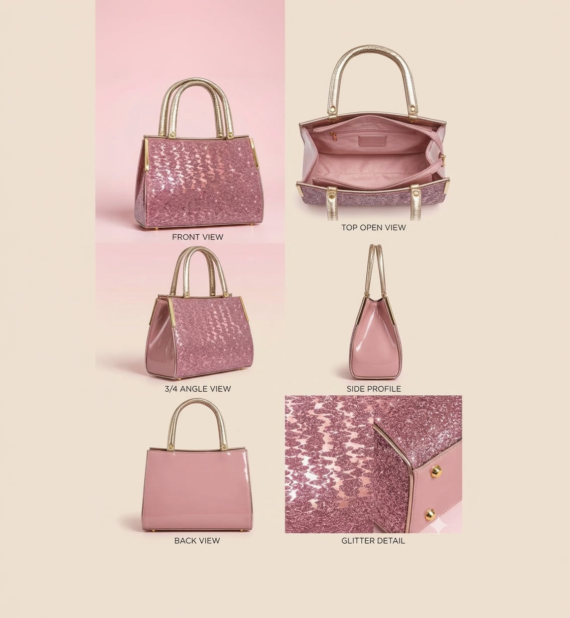 VL Veloura Glow Luxury Crossbody Bag | Premium Velvet Finish