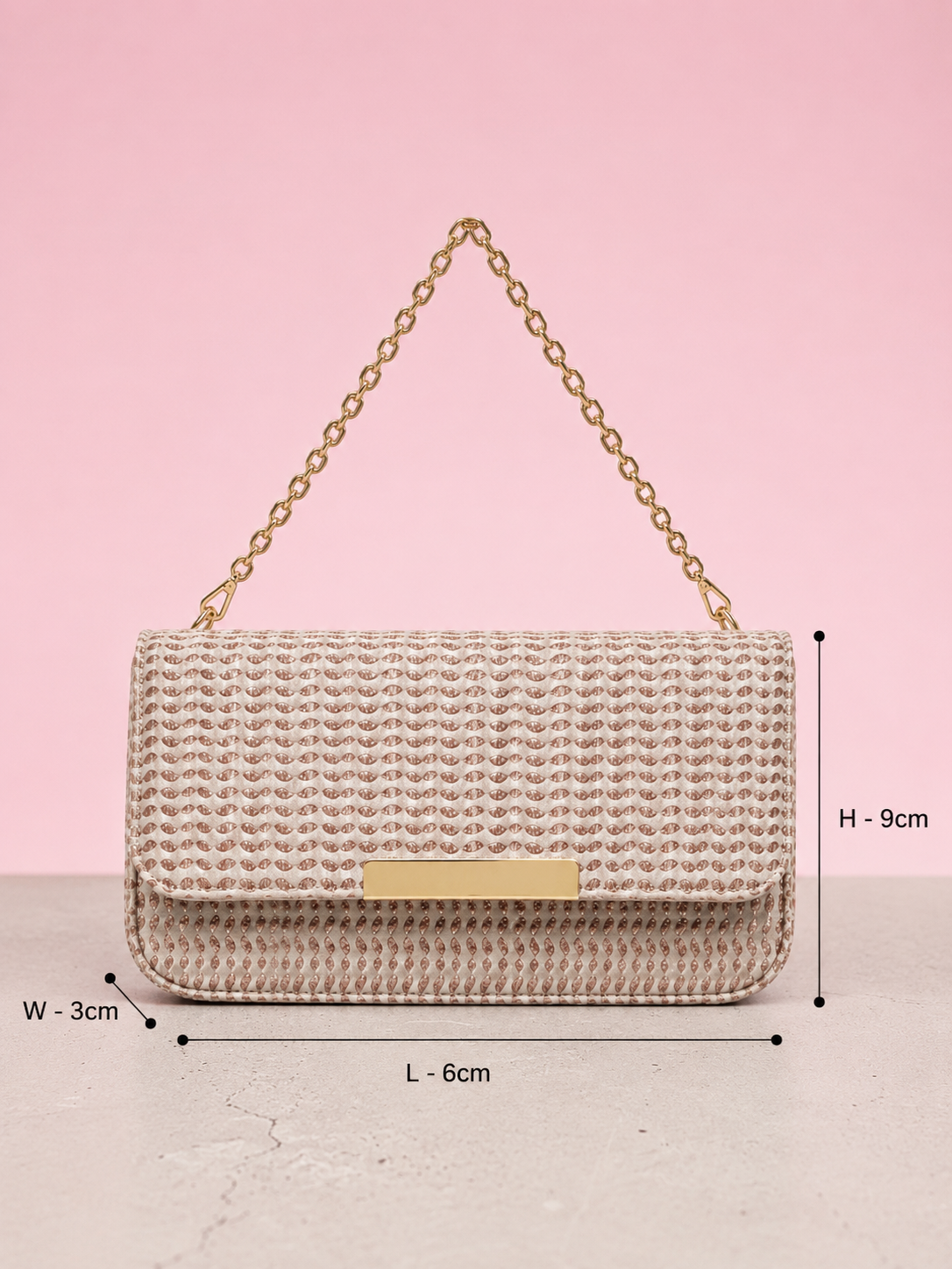 VL Eclat Premium Textured Evening Clutch
