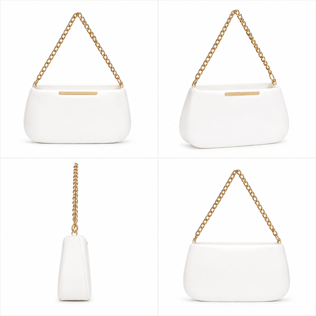 VL Blanc Premium Minimalist Chain Shoulder Bag