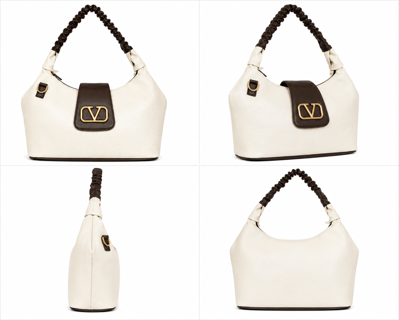 VL Celeste Premium Ruched Shoulder Bag