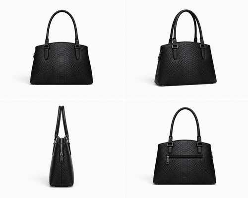The VL Hudson Dome Satchel – Python Embossed Luxury