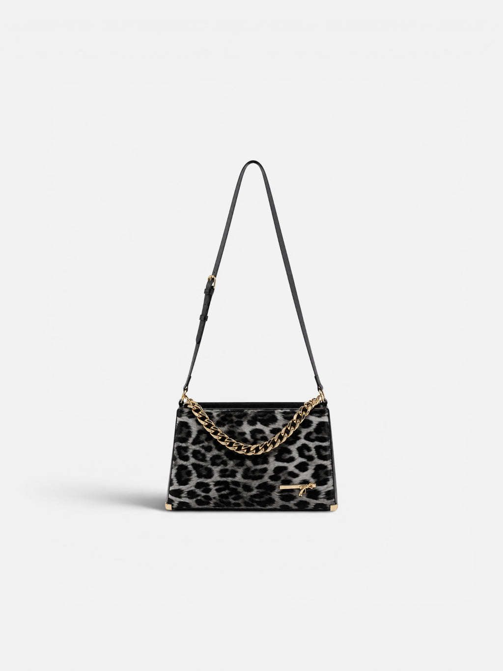 VL Noir Vexa Luxury Crossbody Bag | Premium Snow Leopard Print Shoulder Bag