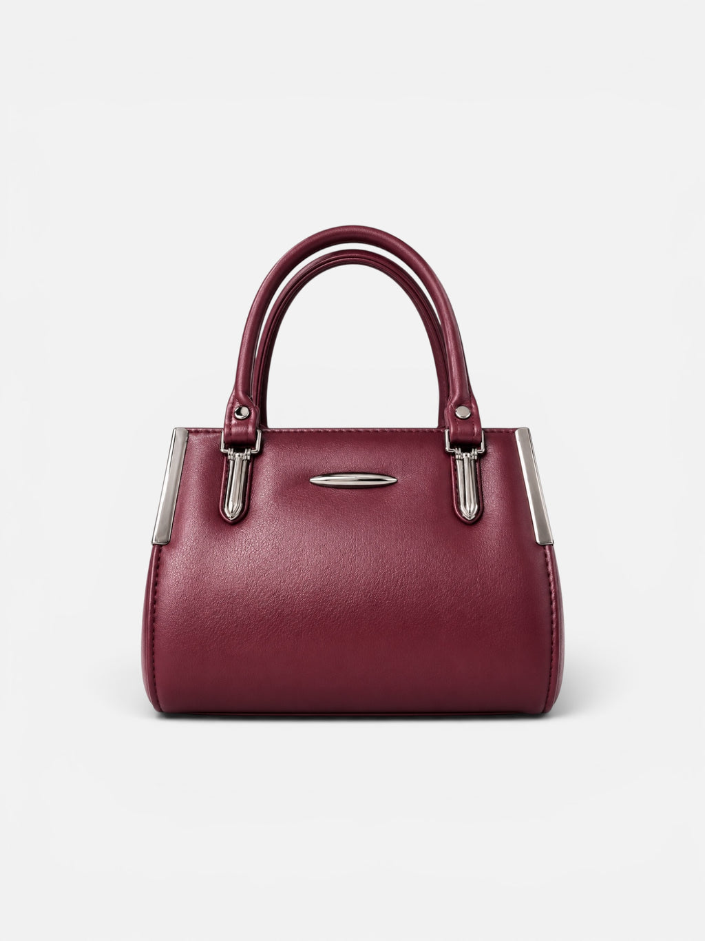 VL Carmine Luxe Luxury Satchel Bag | Premium Maroon Top-Handle Handbag