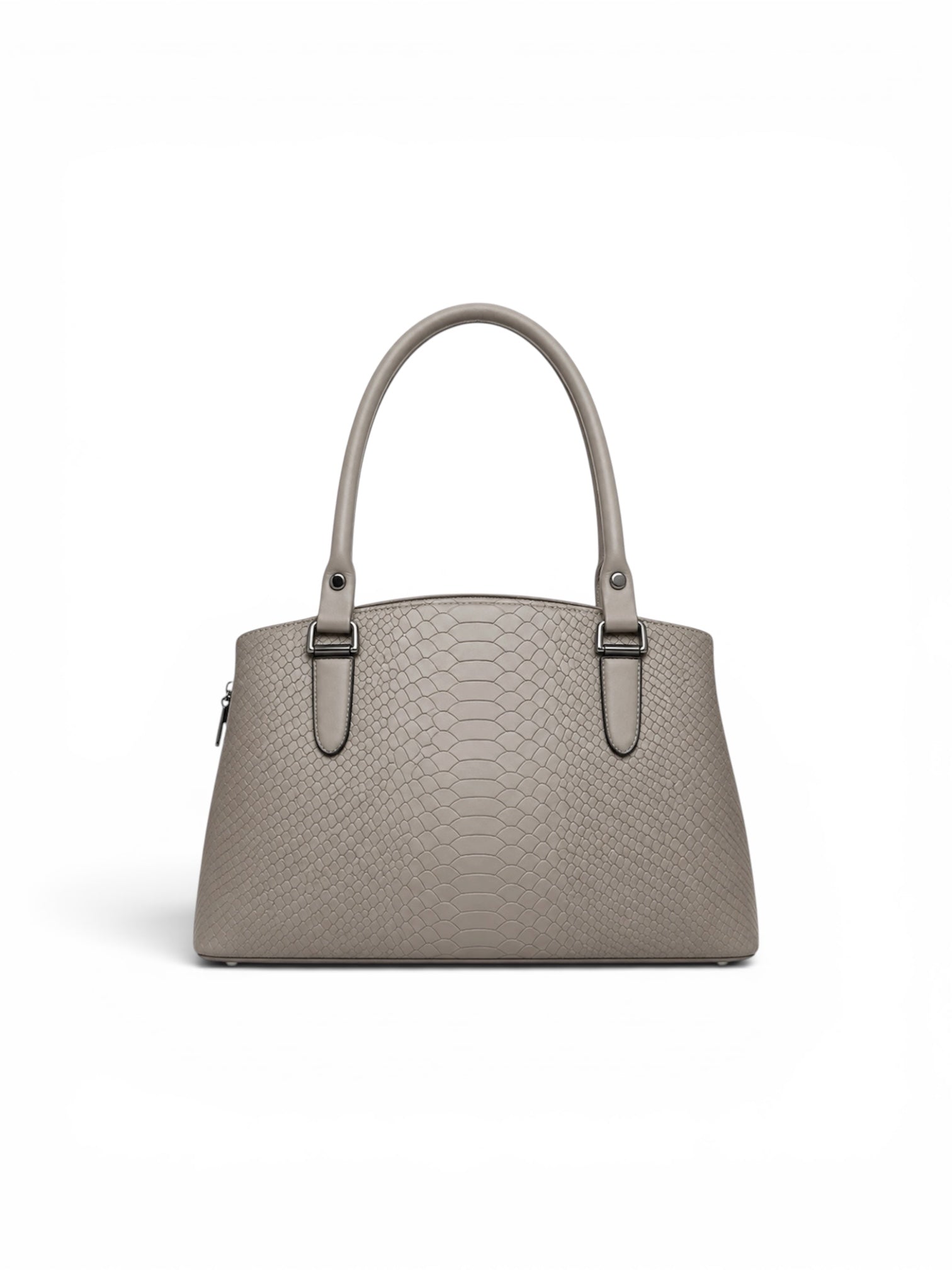 The VL Hudson Dome Satchel – Python Embossed Luxury