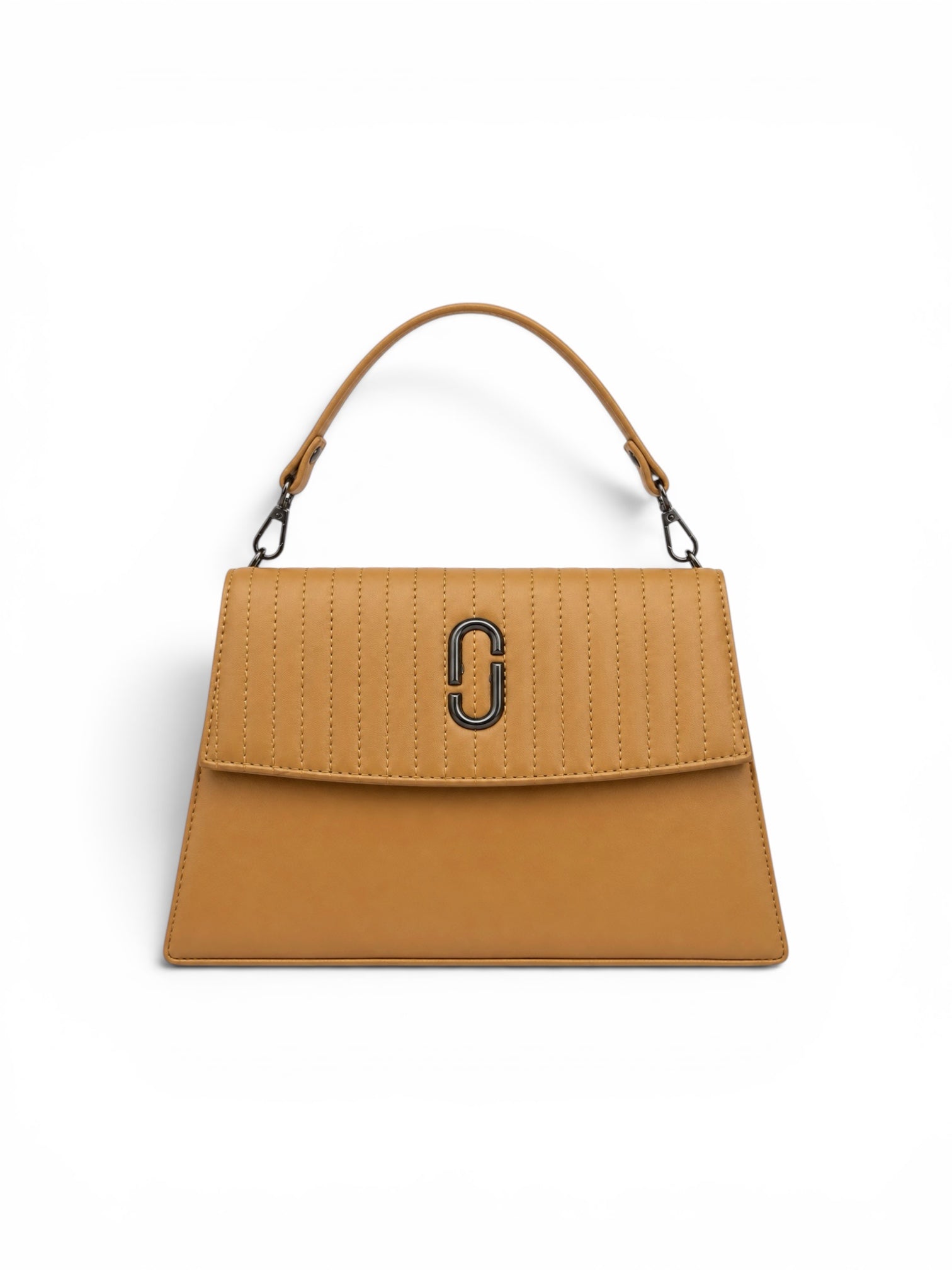 VL Cove Luxury Top-Handle Bag | Premium Tan Quilted Flap Crossbody Satchel