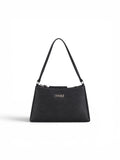 VL Noireva Luxury Shoulder Bag | Premium Embossed Black Baguette Handbag